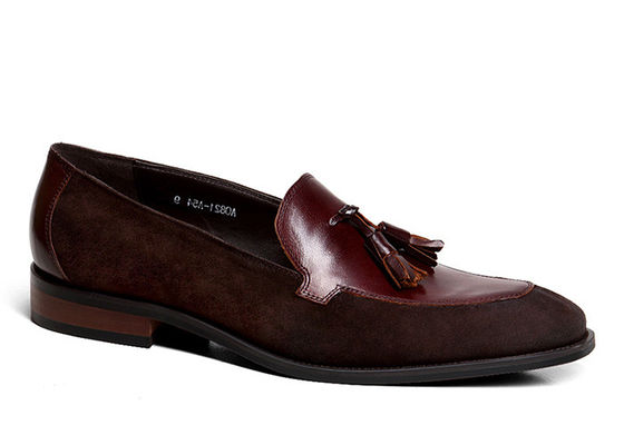 Tassel Penny Suede Leather Dress Shoes, весенне-осенние мужские кожаные туфли