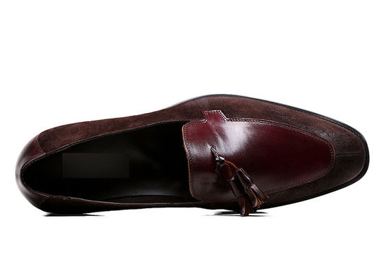 Tassel Penny Suede Leather Dress Shoes, весенне-осенние мужские кожаные туфли