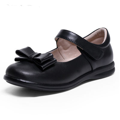 Школьная обувь из кожи Unisex плоская пятка с шнурками резиновая подошва