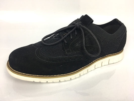 Обувь из трикотажной ткани для мужчин Flyknit Suede Легкая наружная подошва EVA