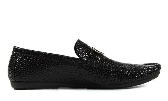 Аллигатор Оригинальная кожа мужские Casual Loafers Outdoor Mens PU Loafers обувь