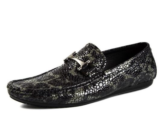 Аллигатор Оригинальная кожа мужские Casual Loafers Outdoor Mens PU Loafers обувь