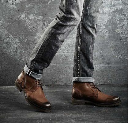 Шнурки для мужчин ботинки для лодыжек для мужчин